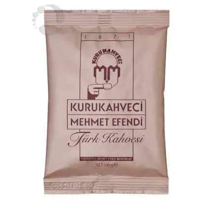 Kurukahveci Mehmet Efendi Türk Kahvesi 100 Gr 1 Koli 25 Adet resmi