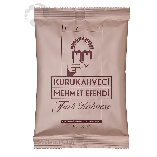 Kurukahveci Mehmet Efendi Türk Kahvesi 100 Gr 1 Koli 25 Adet resmi